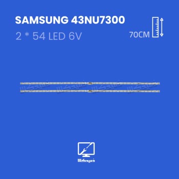 بک لایت تلویزیون سامسونگ مدل 43NU7300
