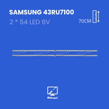 بکلایت تلویزیون سامسونگ مدل 43RU7100