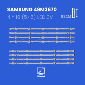 بک لایت تلویزیون سامسونگ مدل 49M3670
