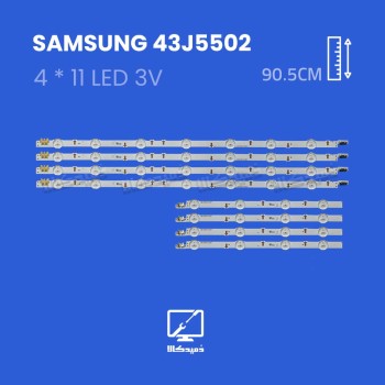 بک لایت تلویزیون مدل 43J5502 سامسونگ