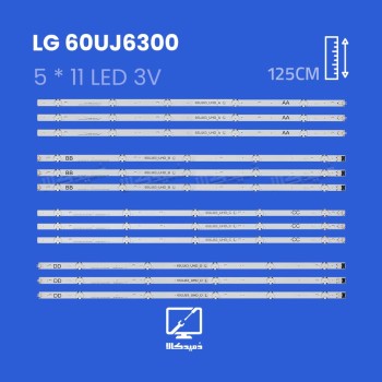 بک لایت تلویزیون ال جی مدل 60UJ6300