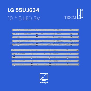 بک لایت تلویزیون ال جی مدل 55UJ634