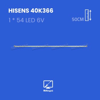 بک لایت تلویزیون هایسنس مدل 40K366