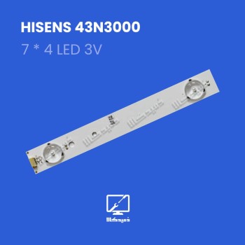 بک لایت هایسنس مدل 43N3000اورجینال