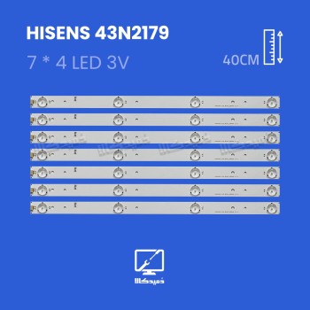 بک لایت تلویزیون هایسنس مدل 43N2179