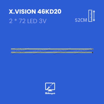 بک لایت تلویزیون ایکس ویژن مدل 46KD20