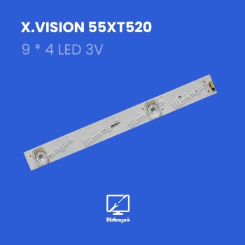 بک لایت تلویزیون ایکس ویژن مدل 55XT520