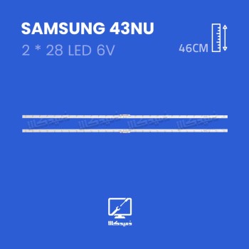 بک لایت تلویزیون سامسونگ مدل  43NU