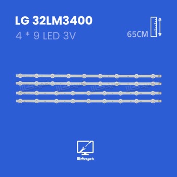 بک لایت تلویزیون ال جی مدل 32LM3400