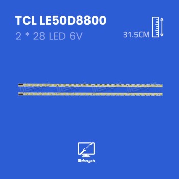 بک لایت تلویزیون تی سی ال مدل LE50D8800