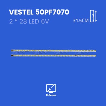 بک لایت تلویزیون  وستل مدل  50PF7070