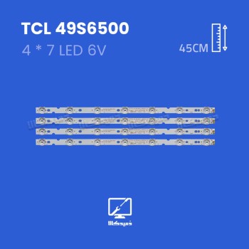 بک لایت تلویزیون تی سی ال مدل 49S6500