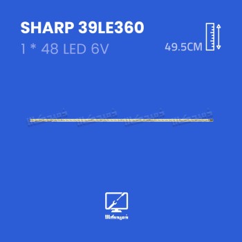 بک لایت تلویزیون شارپ مدل 39LE360