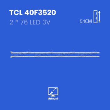 بک لایت  تلویزیون تی سی ال مدل 40F3520