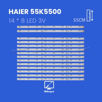 بک لایت تلویزیون هایر مدل 55K5500