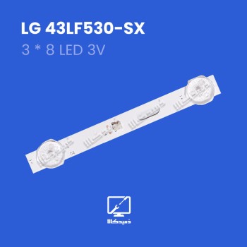 بکلایت تلویزیون ال جی 43LF530-SX