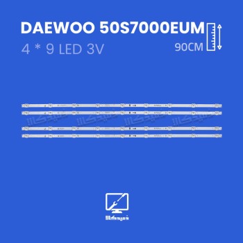 بک لایت تلویزیون دوو مدل 50S7000EUM