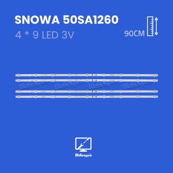 بک لایت تلویزیون اسنوا مدل 50SA1260