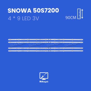بک لایت تلویزیون اسنوا مدل 50S7200