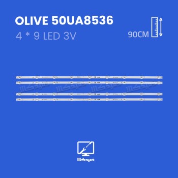 بک لایت تلویزیون الیو مدل 50UA8536