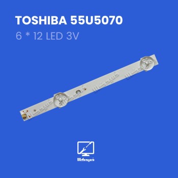 بک لایت تلویزیون توشیبا مدل 55U5070