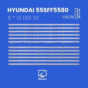 بک لایت تلویزیون هیوندای مدل 55SFF5580