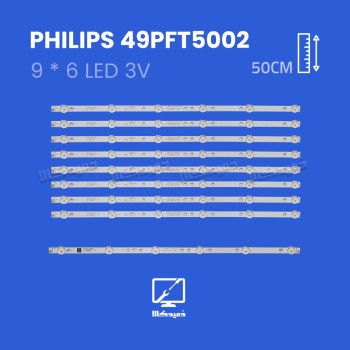 بک لایت تلویزیون فیلیپس مدل 49PFT5002