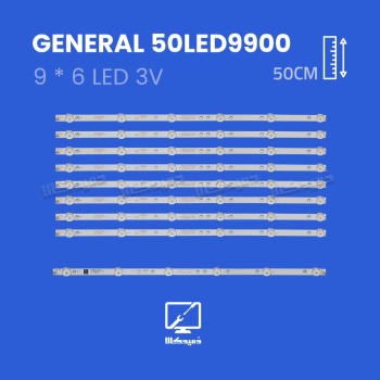 بک لایت تلویزیون جنرال مدل 50LED9900