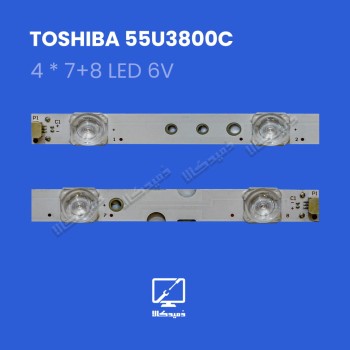 بک لایت تلویزیون توشیبا مدل 55U3800C