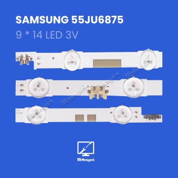 بکلایت  تلویزیون مدل 55JU6875 سامسونگ