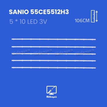 بک لایت تلویزیون سانیو مدل 55CE5512H3