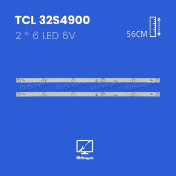 بک لایت تلویزیون تی سی ال مدل  32S4900