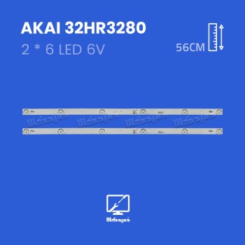 بک لایت تلویزیون آکائی مدل 32HR3280