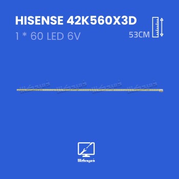 بک لایت تلویزیون هایسنس مدل 42K560X3D