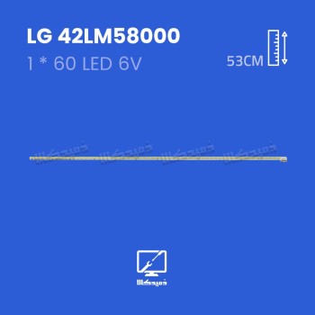 بک لایت تلویزیون ال جی مدل 42LM58000 فلتی