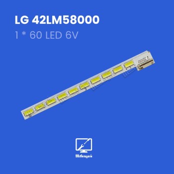 بکلایت تلویزیون ال جی مدل 42LM58000 فلتی