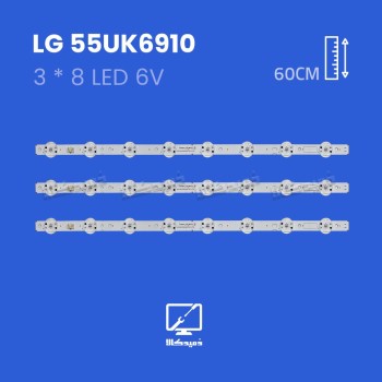 بک لایت تلویزیون ال جی مدل 55UK6910