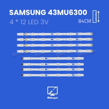 بک لایت تلویزیون سامسونگ مدل 43MU6300