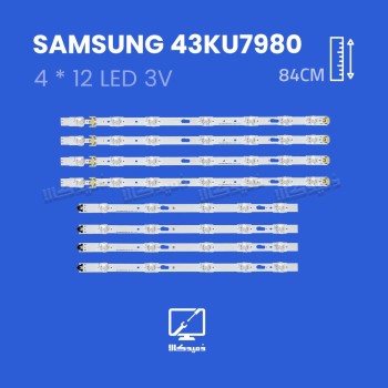 بک لایت تلویزیون سامسونگ مدل 43KU7980