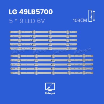 بک لایت تلویزیون ال جی مدل 49LB5700