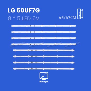 بک لایت تلویزیون ال جی مدل مدل 50UF7G