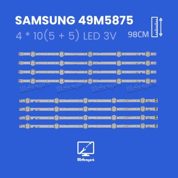 بک لایت تلویزیون سامسونگ مدل 49M5875