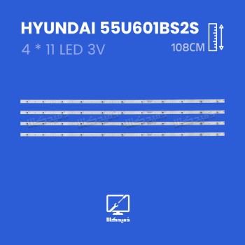 بک لایت تلویزیون هیوندای مدل H-LED55U601BS2S
