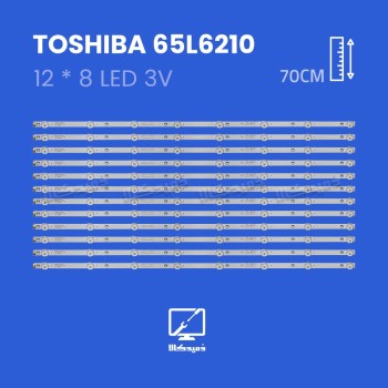 بک لایت تلویزیون توشیبا مدل 65L6210