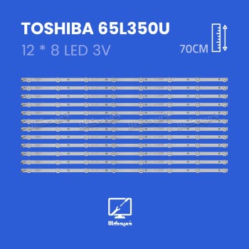 بک لایت تلویزیون توشیبا مدل 65L350U