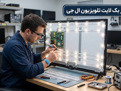 تعمیر بک ‌لایت تلویزیون ال جی؛ راهنمای کامل تشخیص و تعویض LED