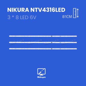 بک لایت تلویزیون نیکورا مدل NTV4316LED