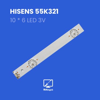 بکلایت تلویزیون هایسنس مدل 55K321
