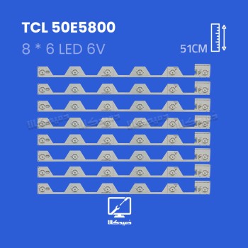 بک لایت تلویزیون تی سی ال 50E5800 اورجینال