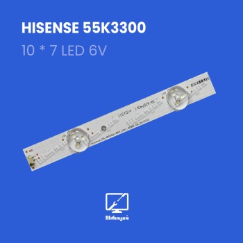 بکلایت تلویزیون هایسنس مدل 55K3300